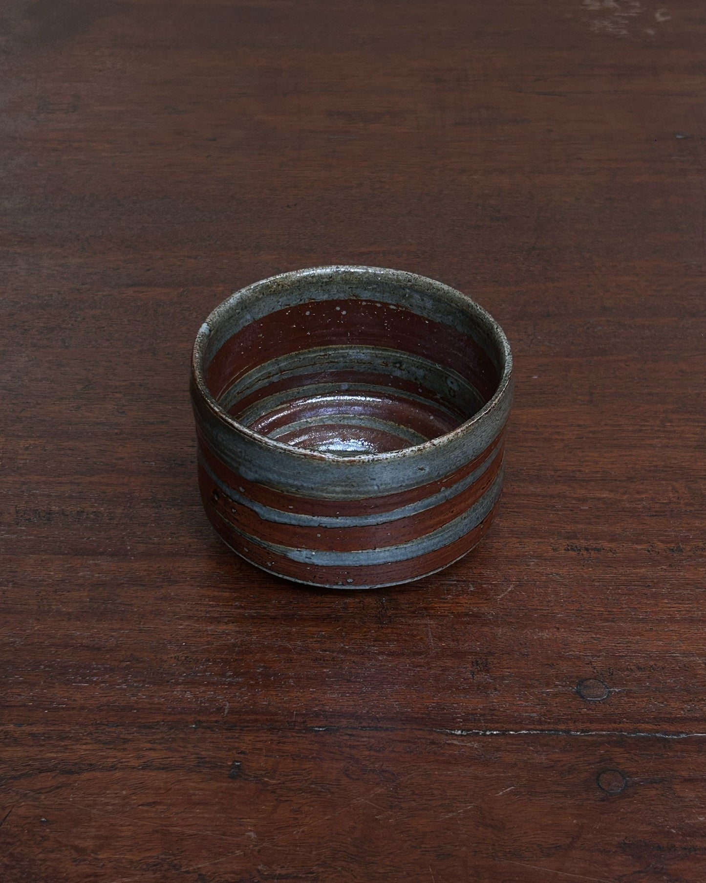 Green Ash Brush Chawan Bowl #7026