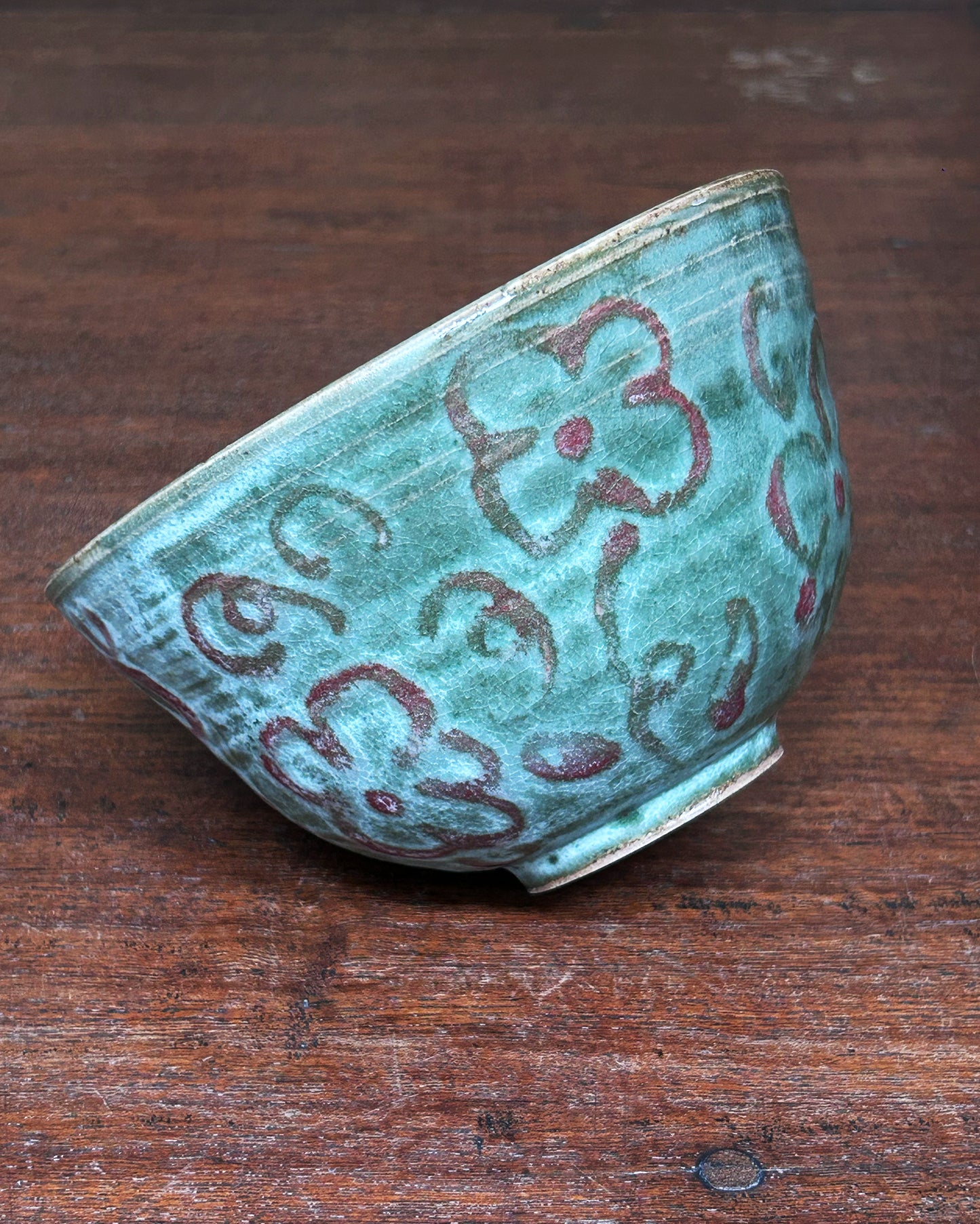 Jade Flower Bowl #15226
