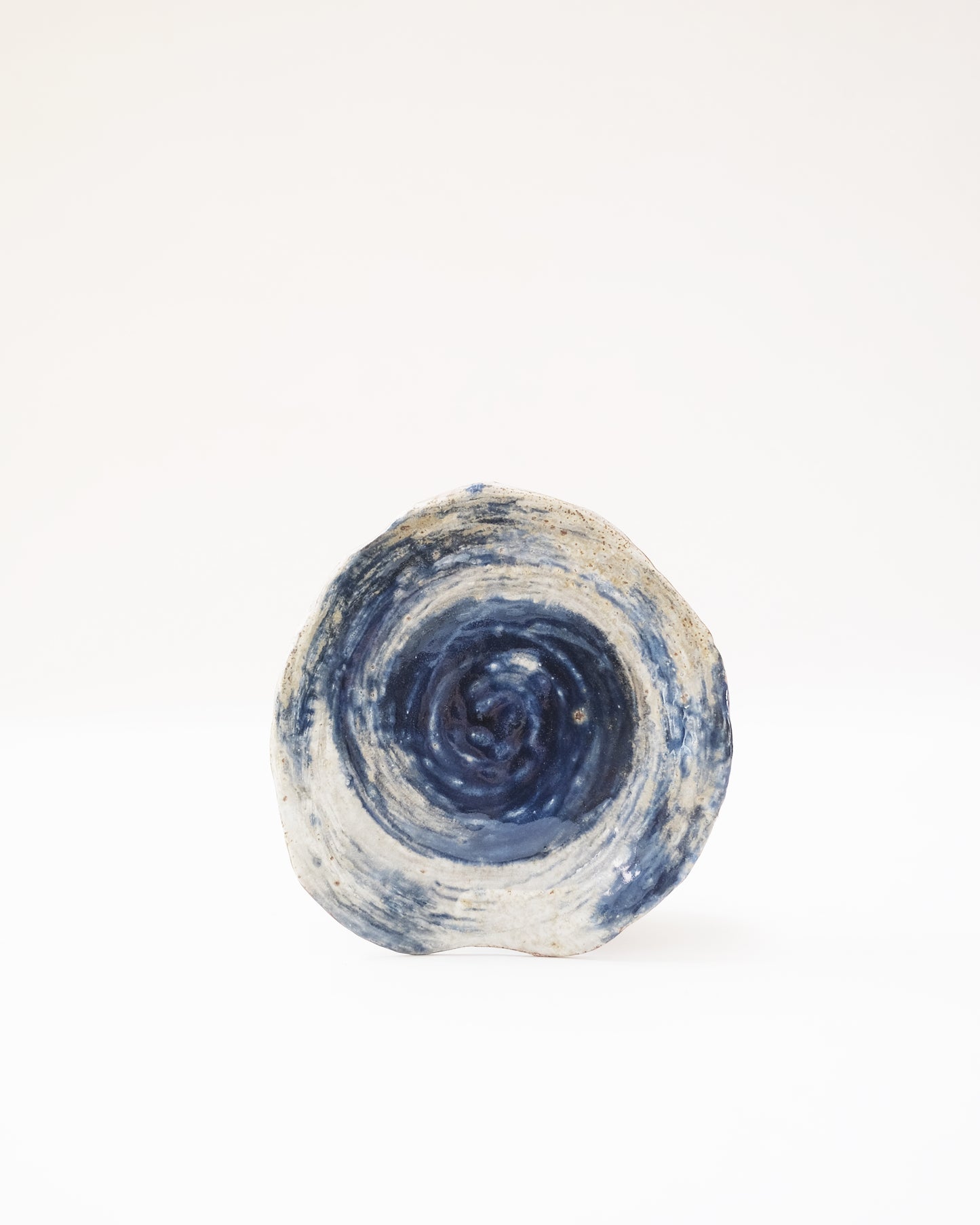 Blu Brushed Plate