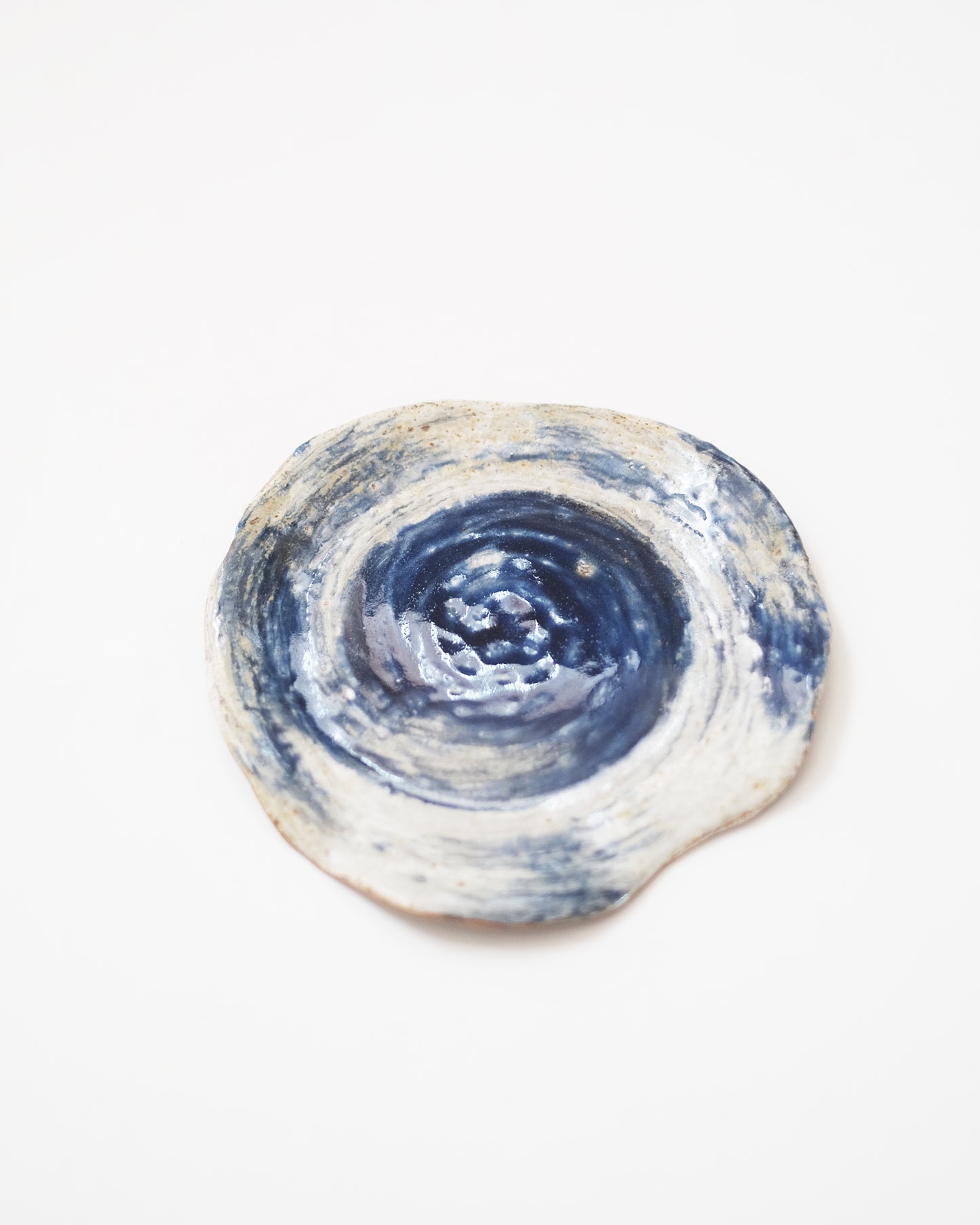 Blu Brushed Plate