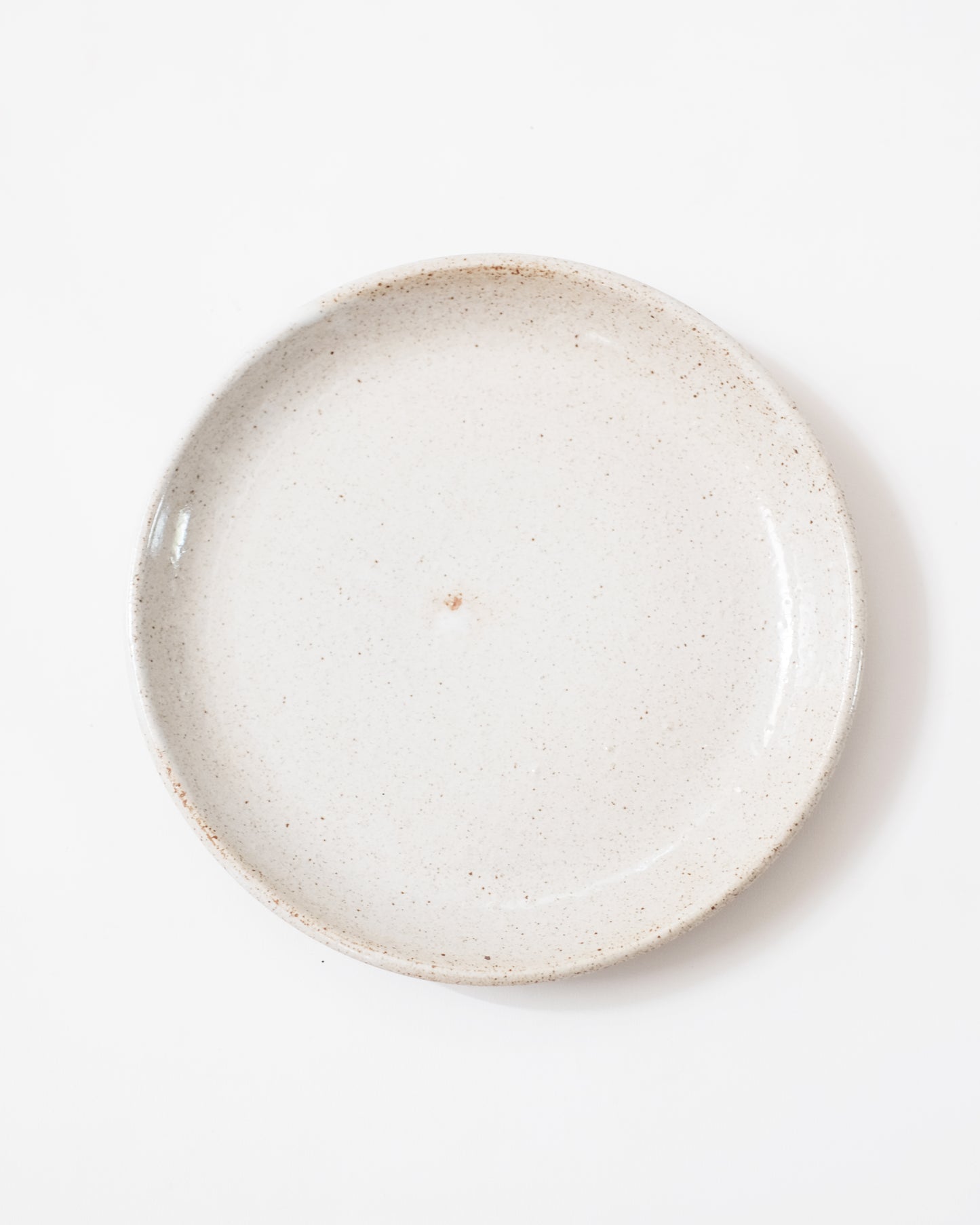 White Speckled Plate