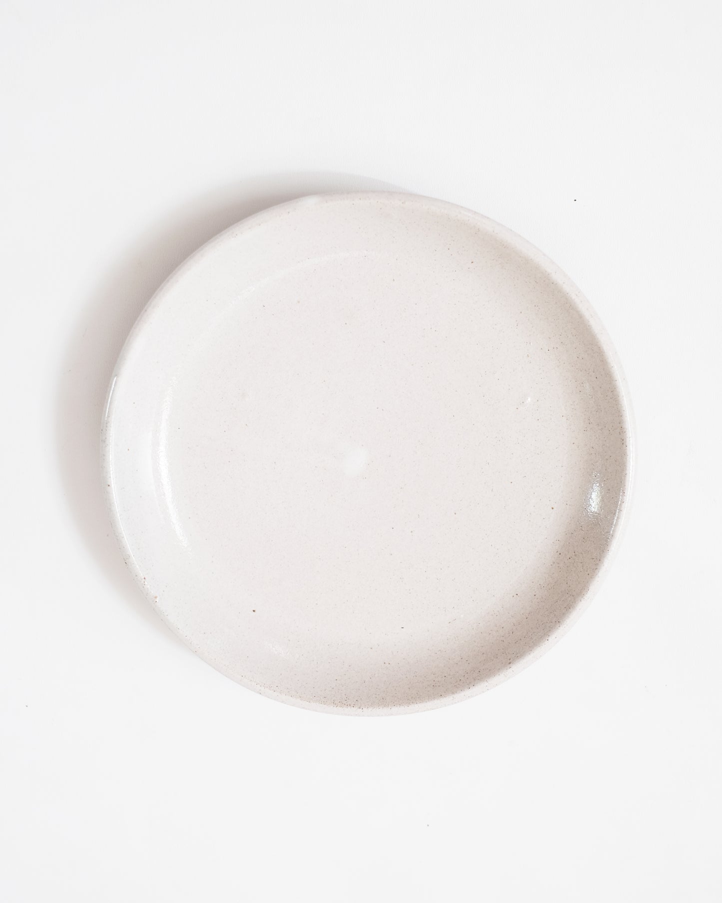 White Speckled Plate