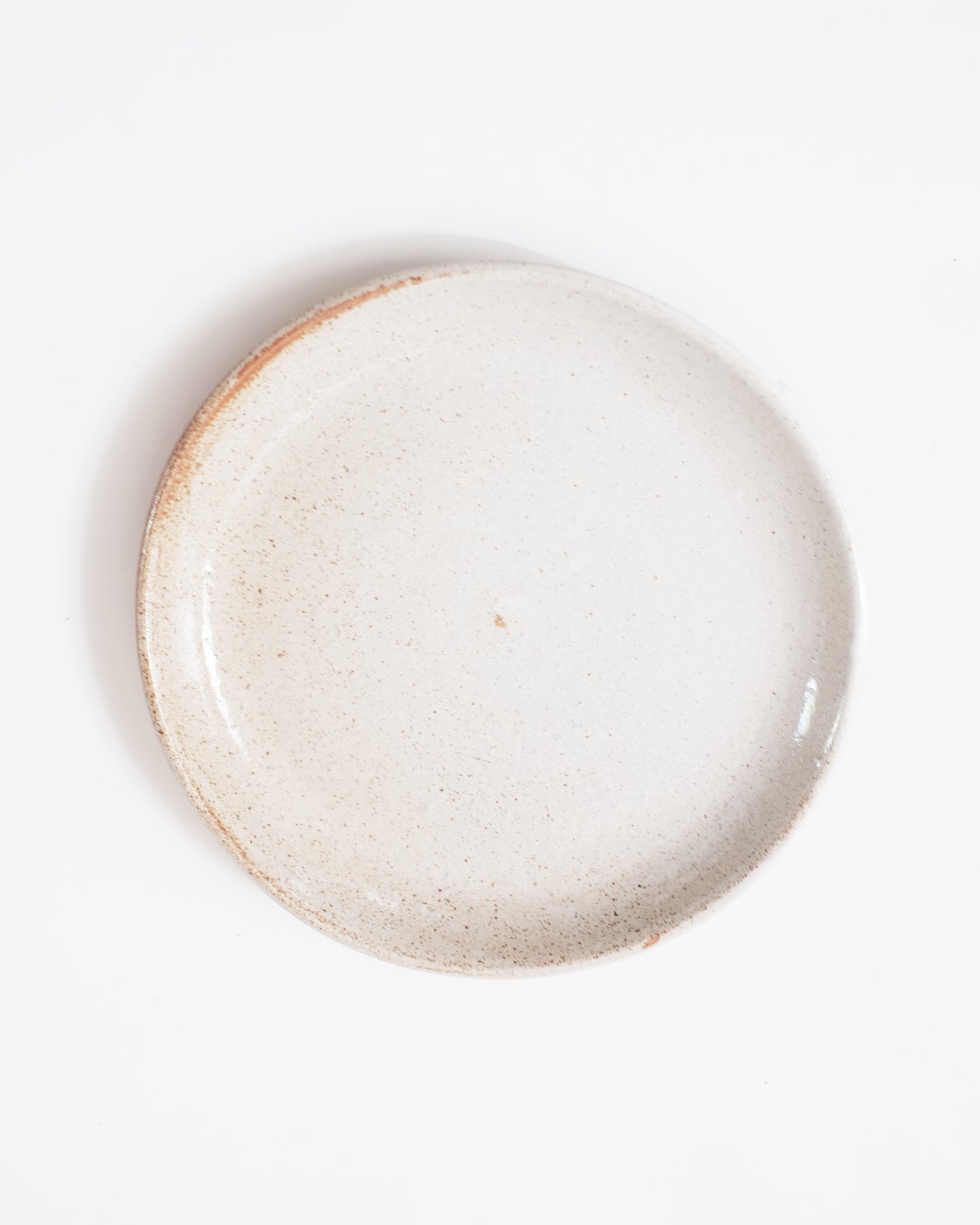 White Speckled Plate