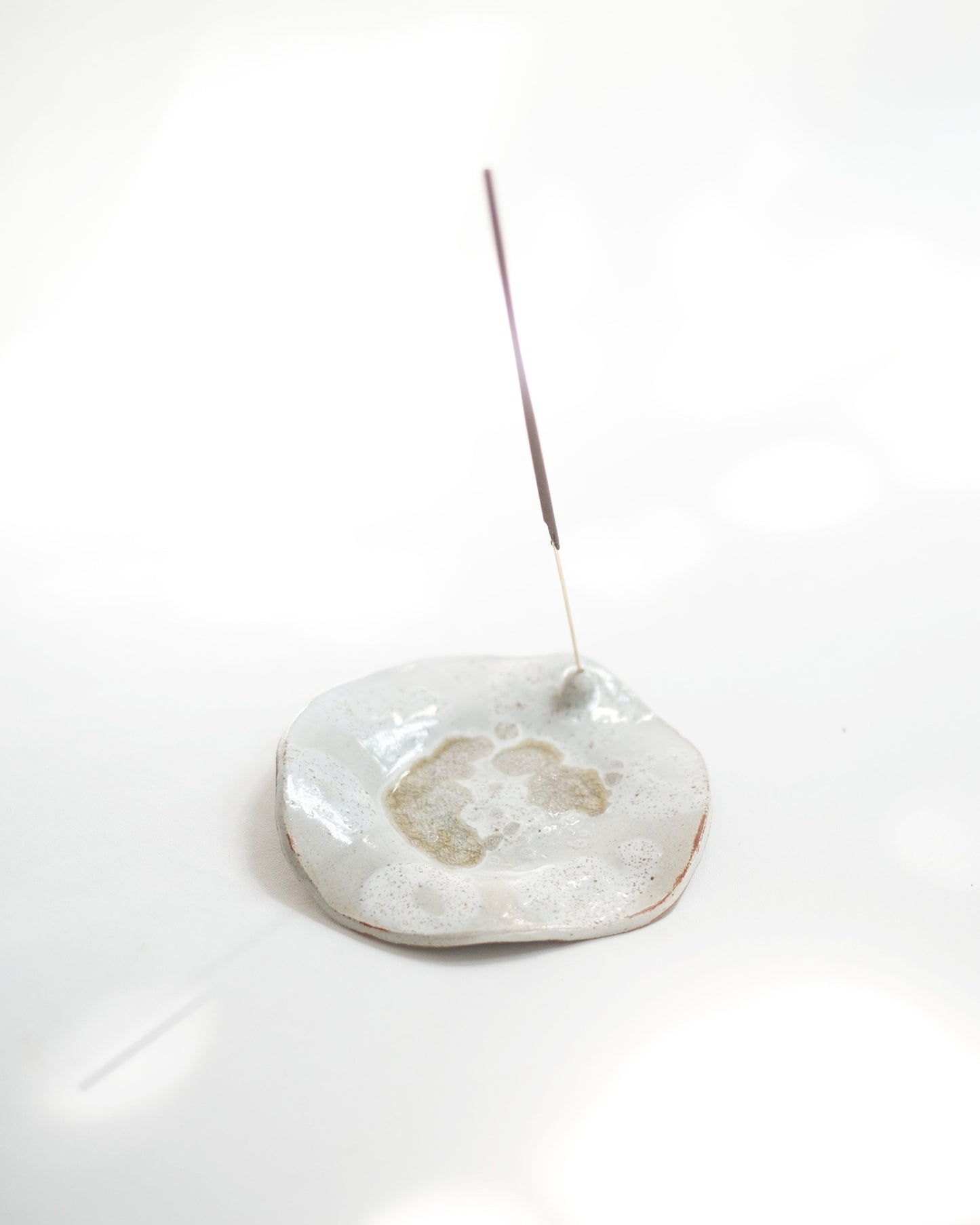 Shiro Glass Incense Holder