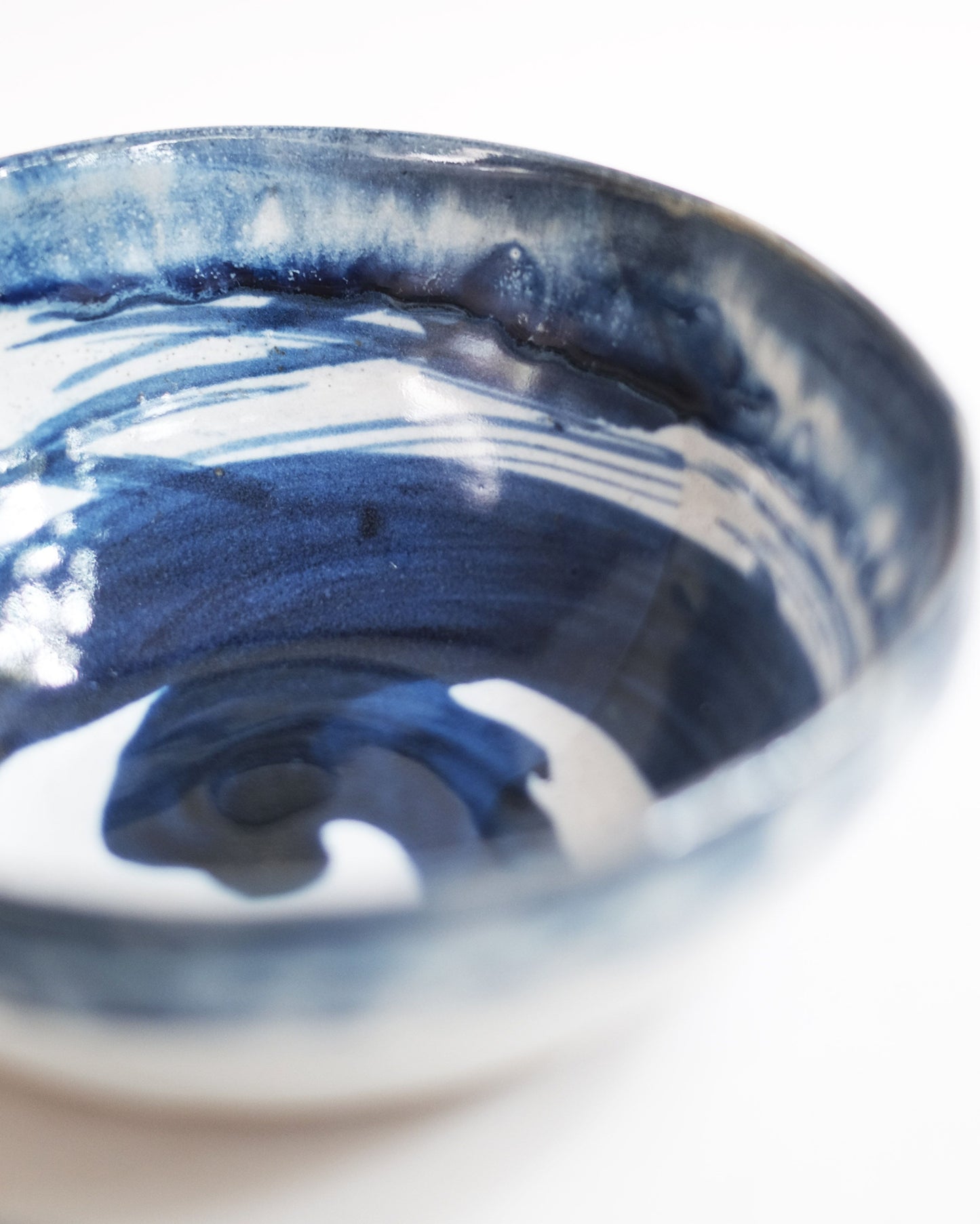 Blu Brushed Ramen Bowl