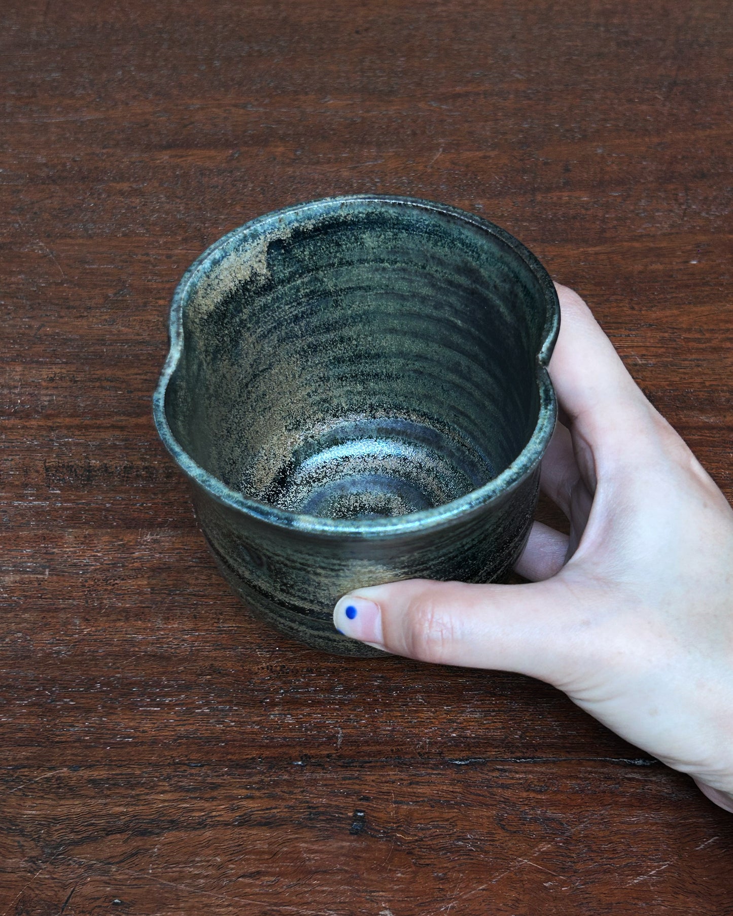 Goldish Black Soft Edge Cup