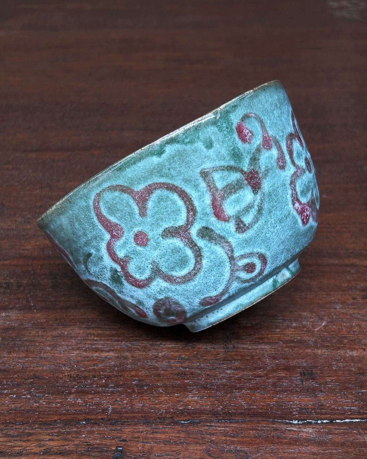 Jade Flower  Bowl #15326