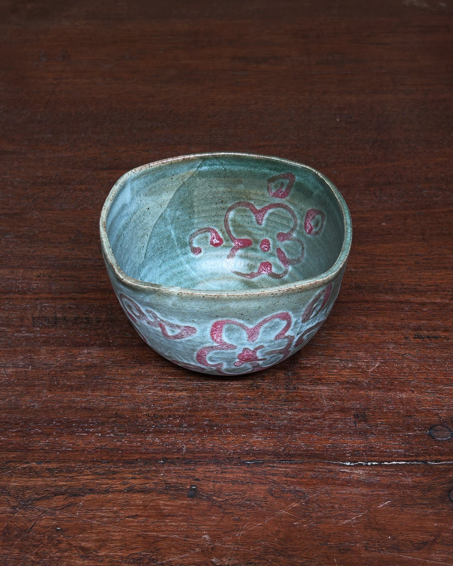 Jade Flower  Bowl #15326