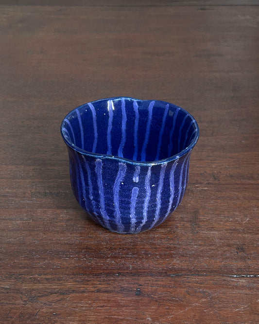 Cobalt Lines Soft Edge Cup