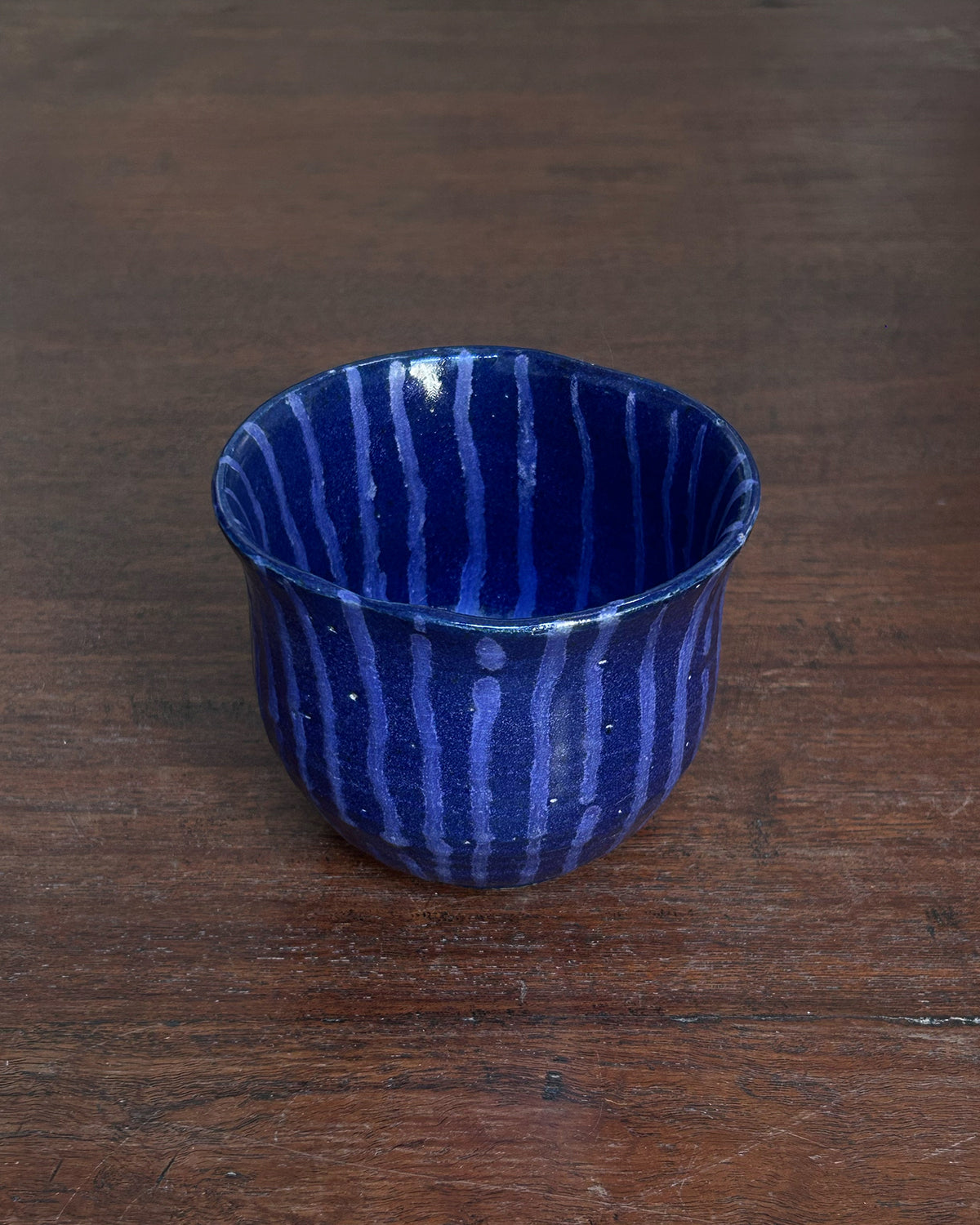Cobalt Lines Soft Edge Cup