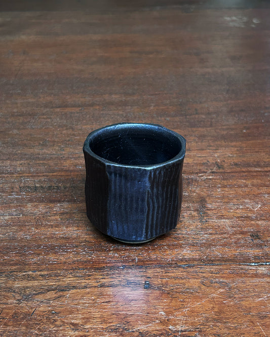 Black Carved Cup