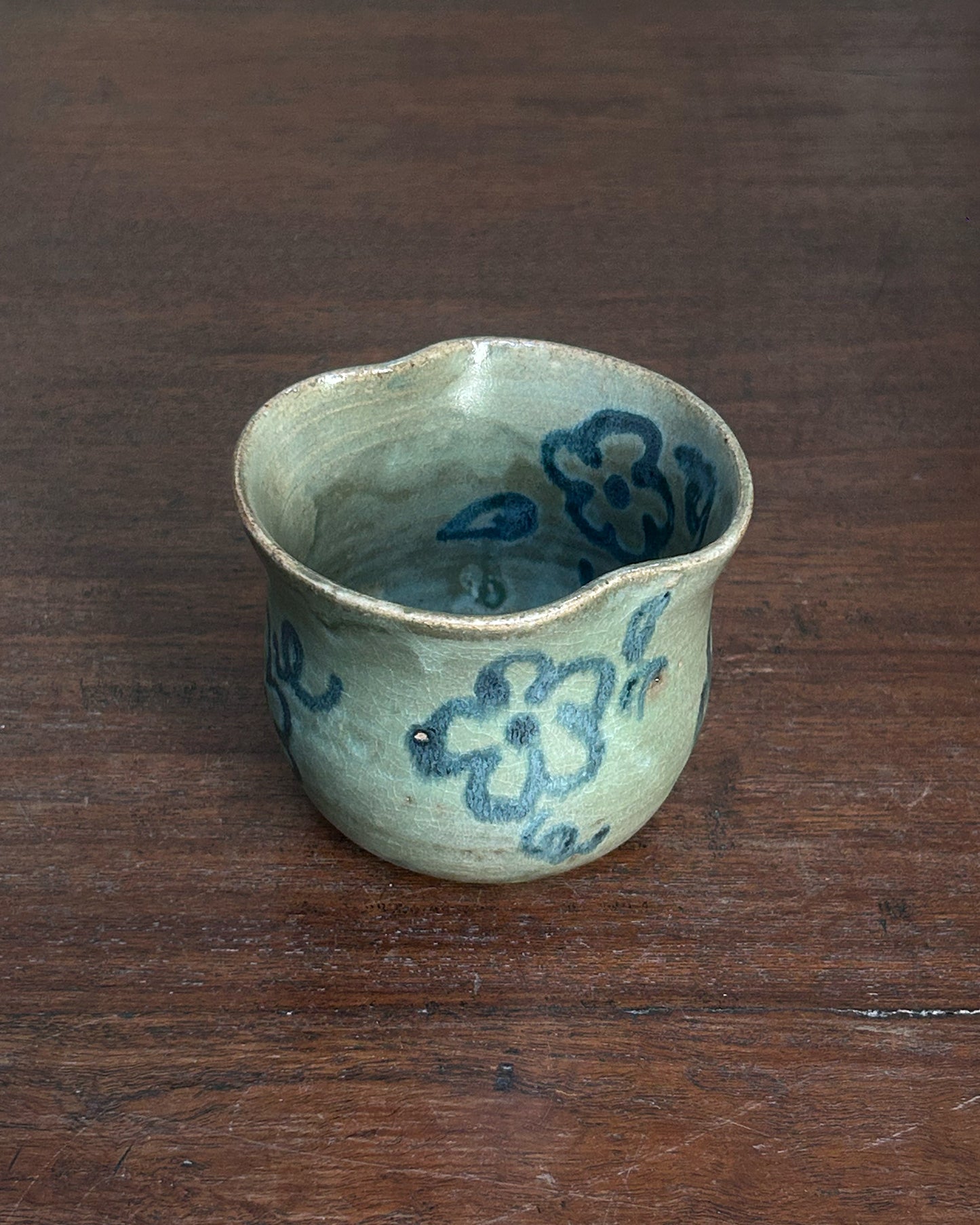 Blue Jade Soft Edge Cup