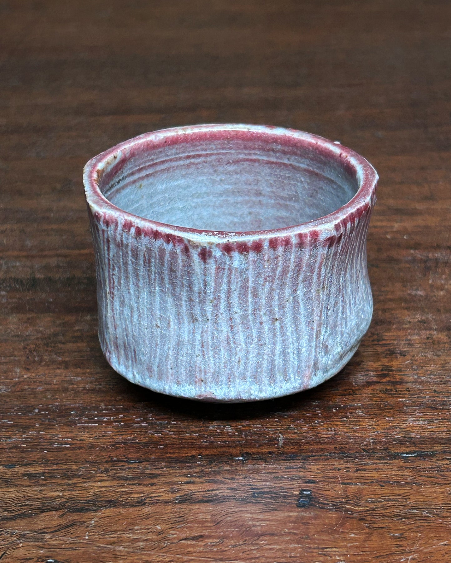 Blush Carved Cup