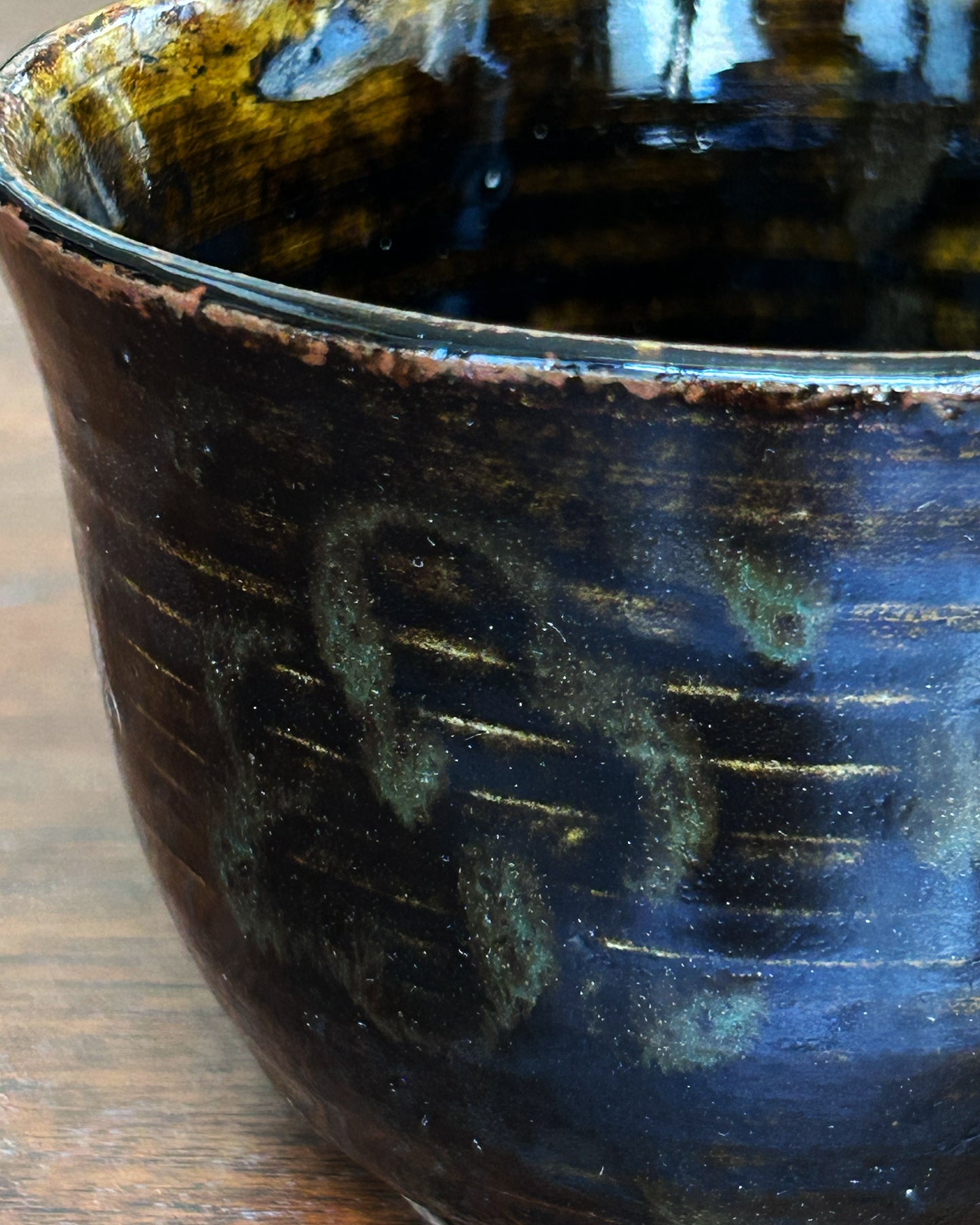 Brown Flower Soft Edge Cup