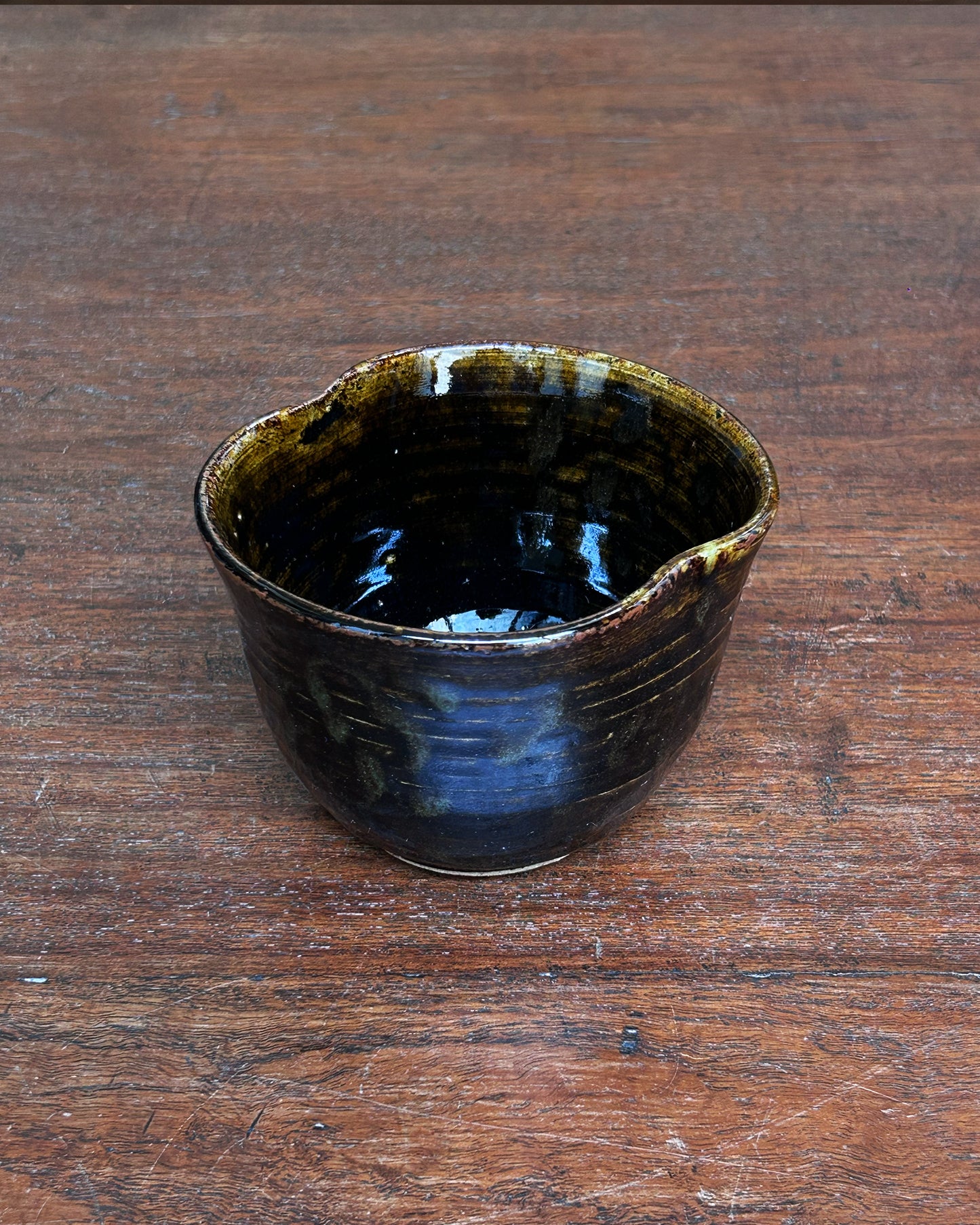 Brown Flower Soft Edge Cup