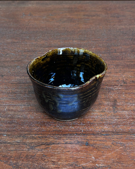 Brown Flower Soft Edge Cup