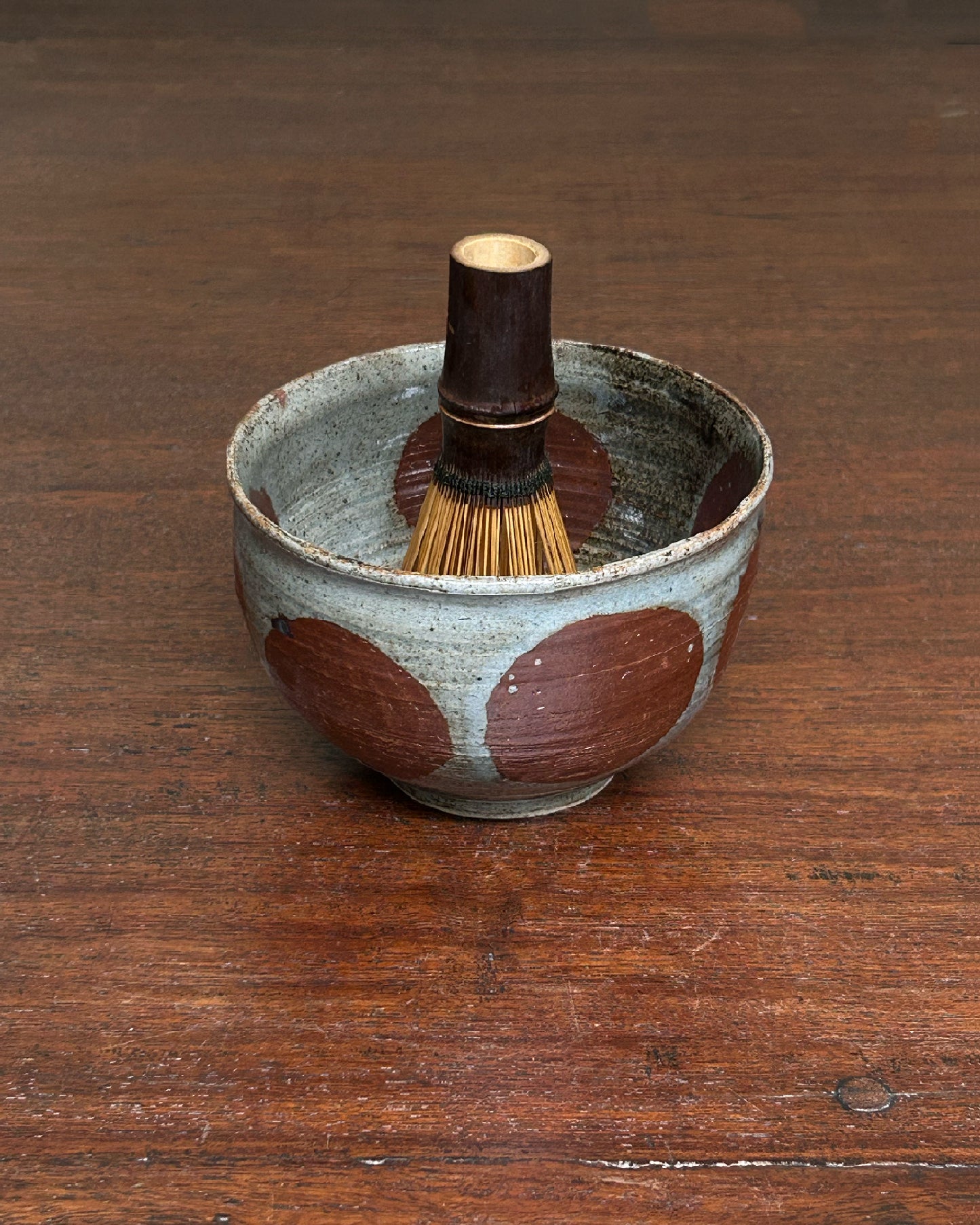 Moon Green Ash Chawan #3526