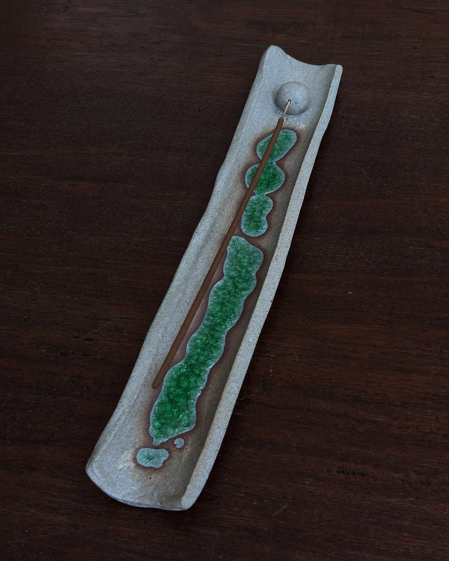 Moss River Incense Holder #0226