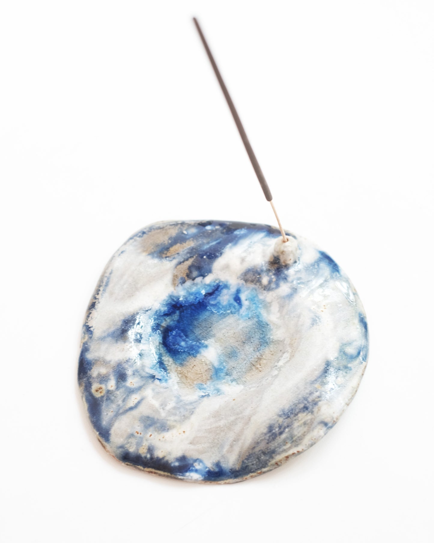 Blu Melted Incense Holder