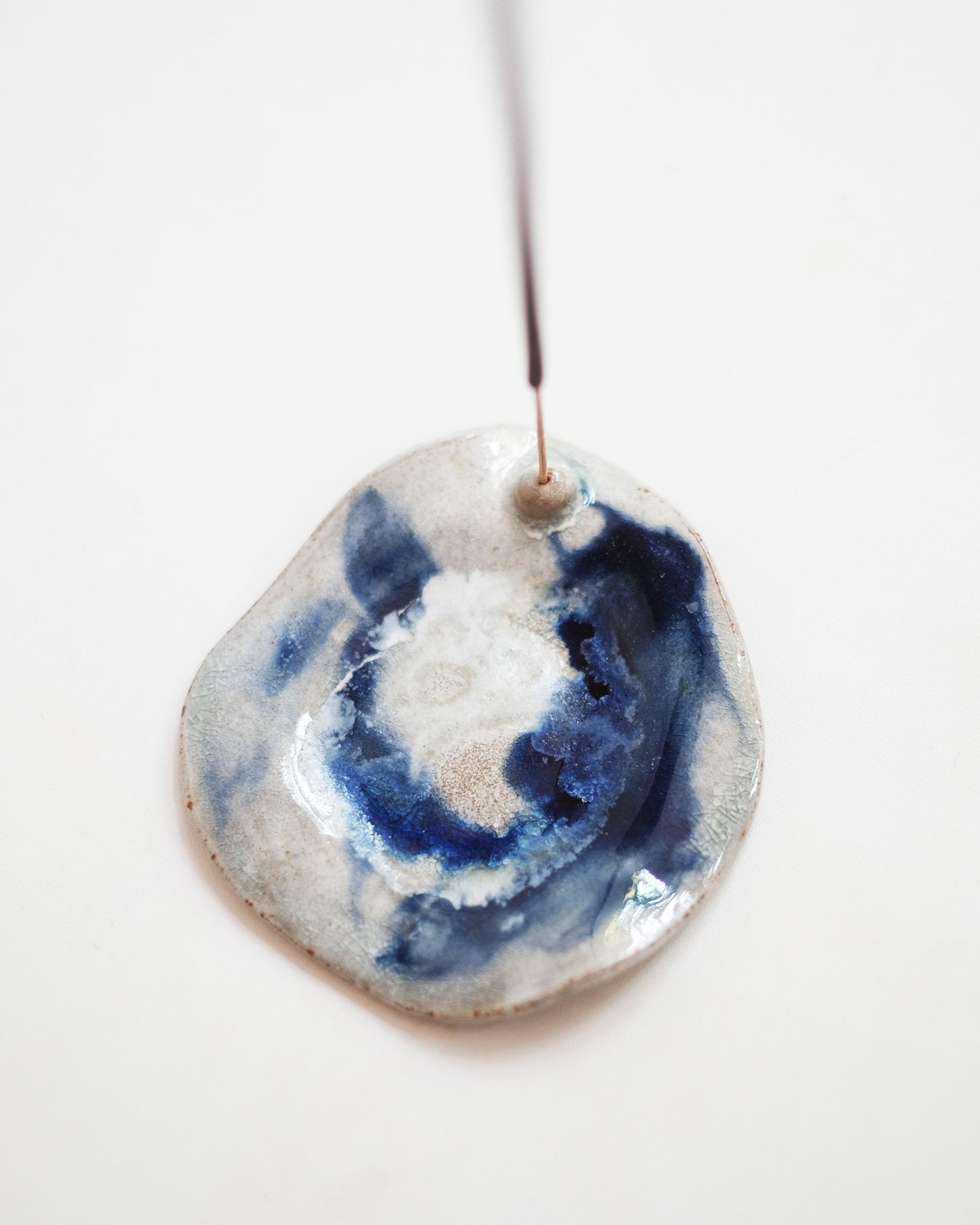 Blu Melted Incense Holder