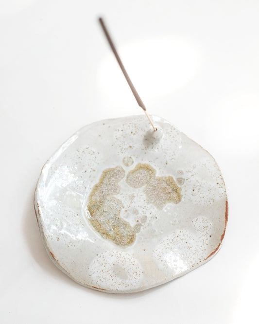 Shiro Glass Incense Holder