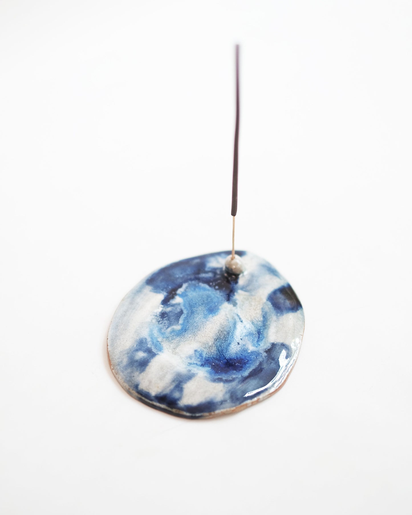 Blu Melted Incense Holder