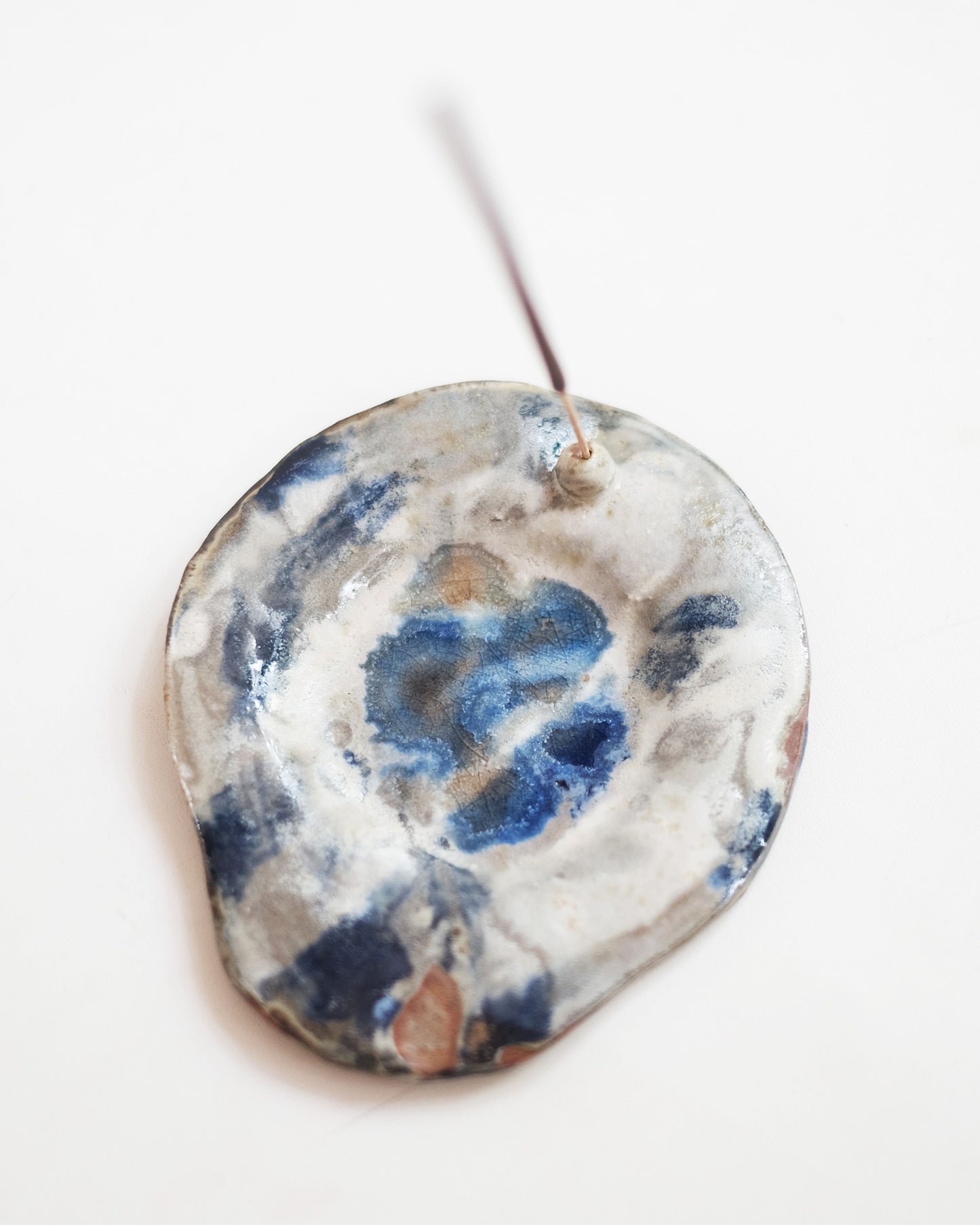 Blu Melted Incense Holder