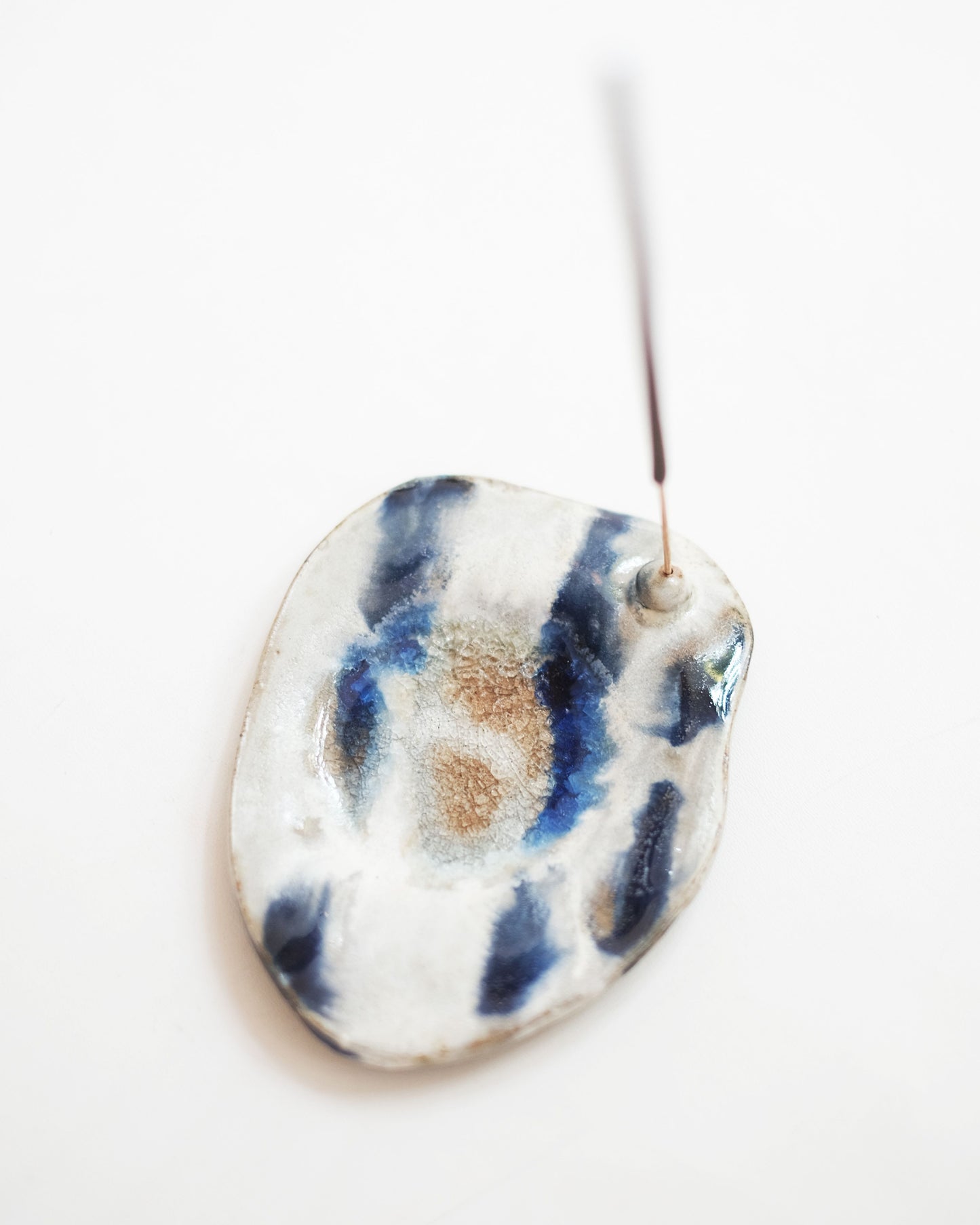 Blu Melted Incense Holder