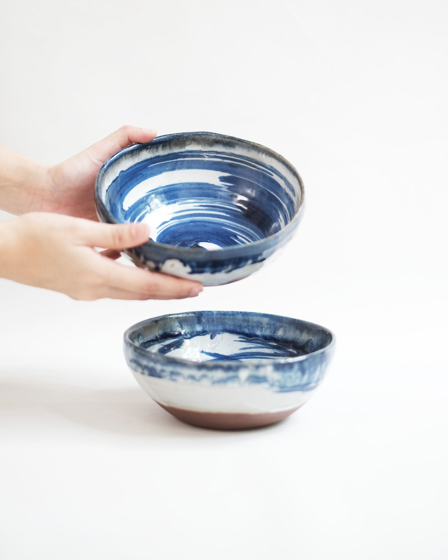 Blu Brushed Ramen Bowl